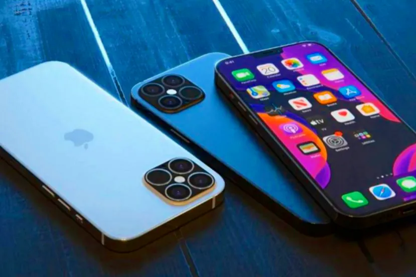 Una maqueta del iPhone 14 Pro Max muestra el tamaño de los agujeros en pantalla