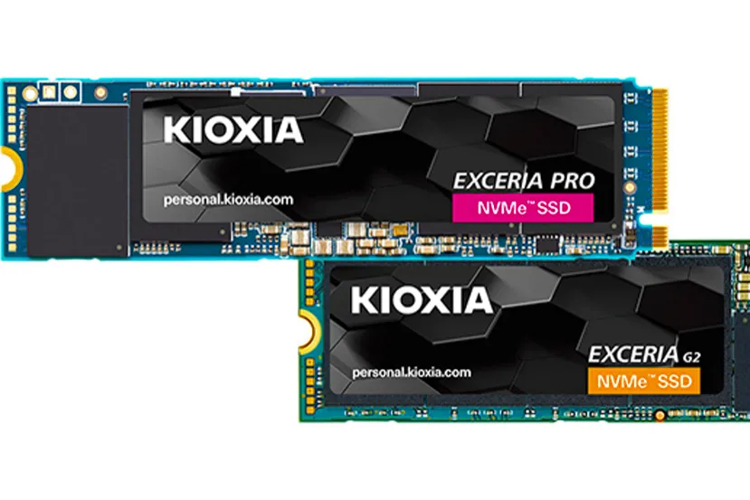 Kioxia Exceria Pro y G2 son las nuevas unidades SSD PCIe 4.0 con velocidades de hasta 6800 MB/s 