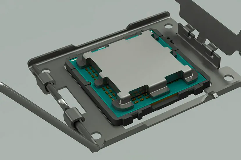 Aparecen imágenes del nuevo Socket AM5 para los procesadores Ryzen 7000 Series con núcleos Zen 4