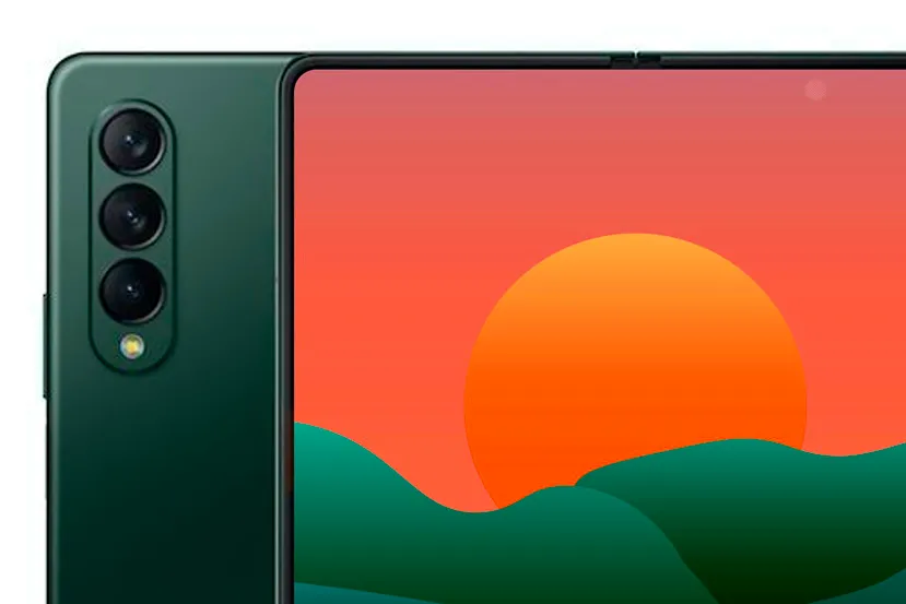 Aparecen imágenes renderizadas de como será el Samsung Galaxy Z Fold 3 con cámara bajo la pantalla