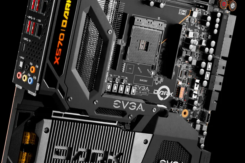 EVGA pone a la venta la placa X570 Dark para procesadores AMD con diseño de 17 fases y refrigeración activa en los VRM