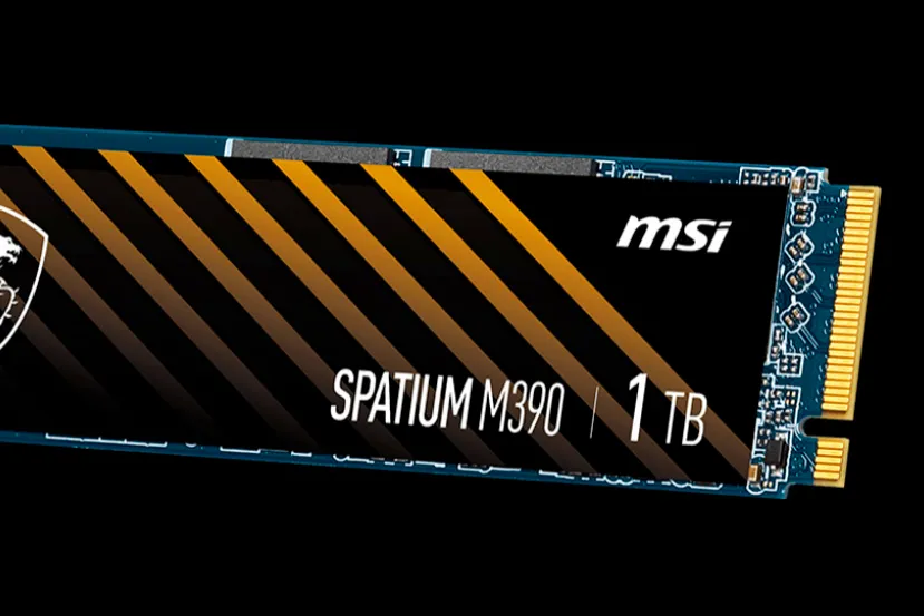 MSI anuncia el Spatium M390, un SSD PCIe 3.0 con hasta 3300 MB/S de lectura y 5 años de garantía