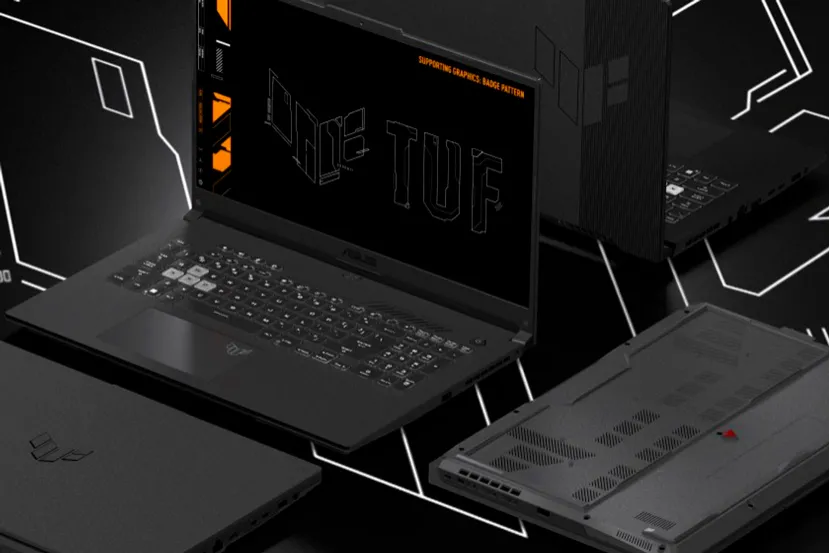 ASUS ha equipado a los portátiles TUF con procesadores Intel 12700H o AMD 6800H y memoria DDR5