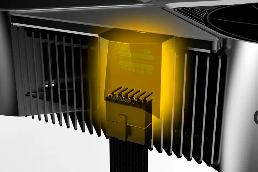 Cablemod ha diseñado un adaptador de 90º para el conector 12VHPWR de las nuevas tarjetas gráficas