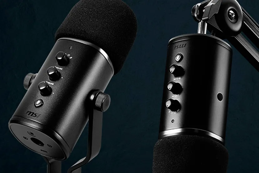 MSI ha lanzado el micrófono Immerse GV60 con 4 modos de grabación y controles en el micrófono