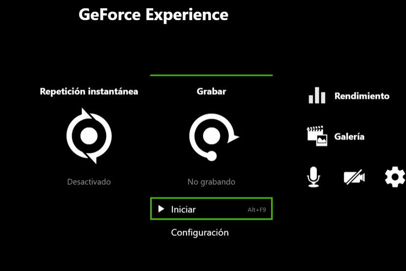 Geforce experience 2024 grabar pantalla