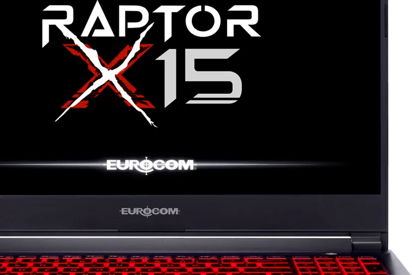 El portátil Eurocom Raptor X15 incluye un socket LGA1700 para CPUs Intel 12 Gen de escritorio