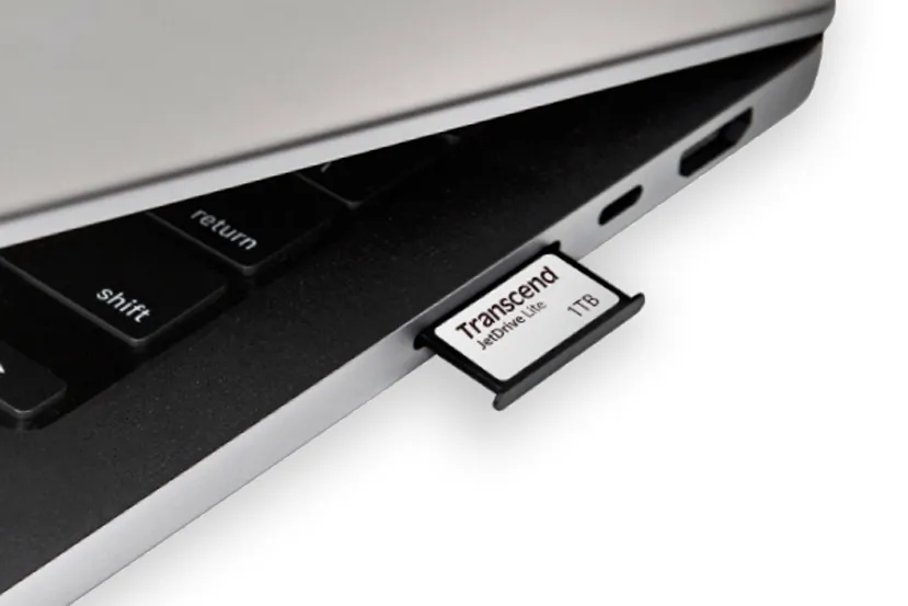 Transcend lanza su unidad JetDrive Lite 330 para ampliar el almacenamiento de los nuevos MacBook Pro