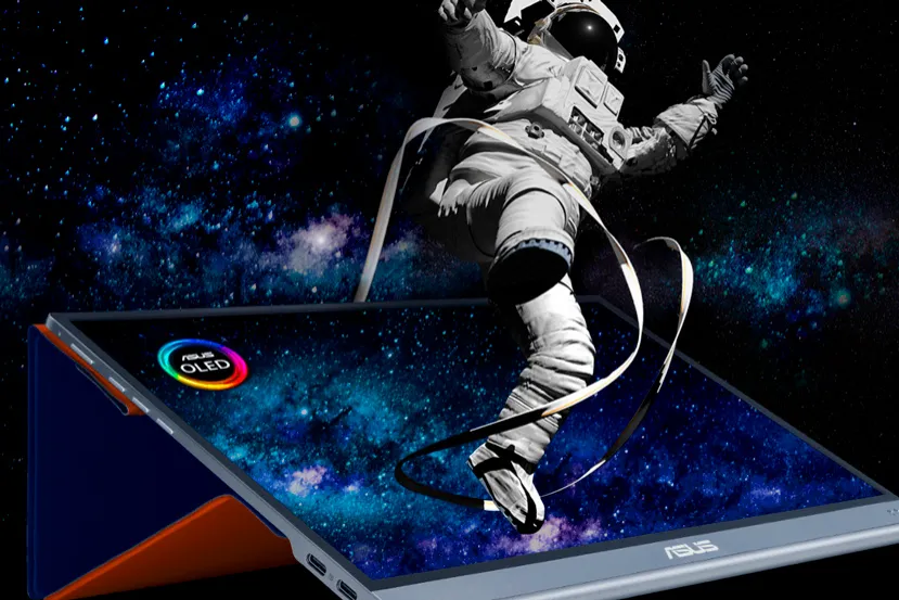 ASUS lanza su monitor portátil con panel OLED ZenScreen MQ16AH con solo 620 gramos de peso