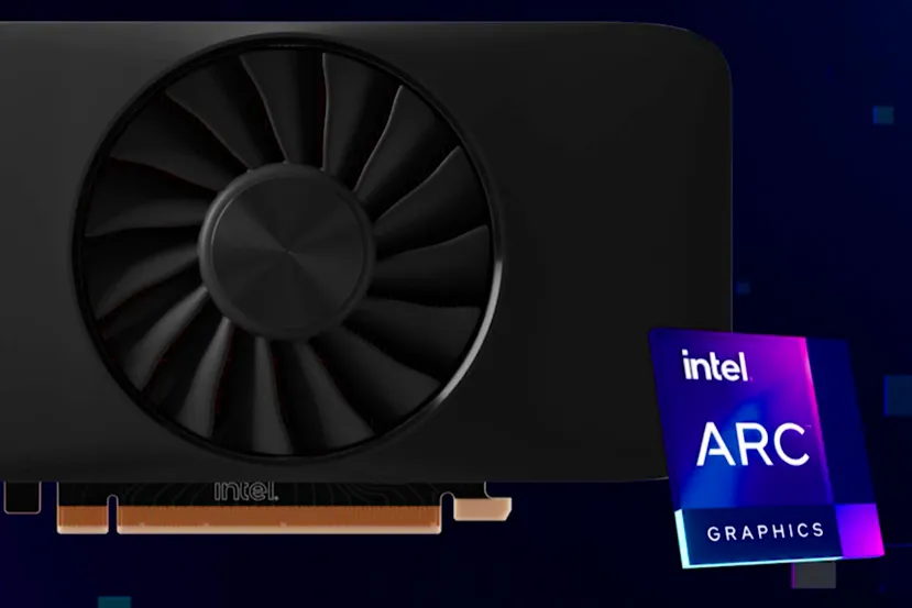 Filtrada una diapositiva con los rangos de precio y el rendimiento de las Intel Arc respecto a otras gráficas