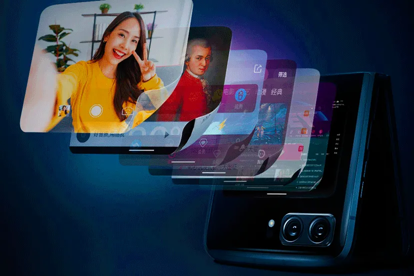 Motorola muestra la gran pantalla exterior del Razr 3