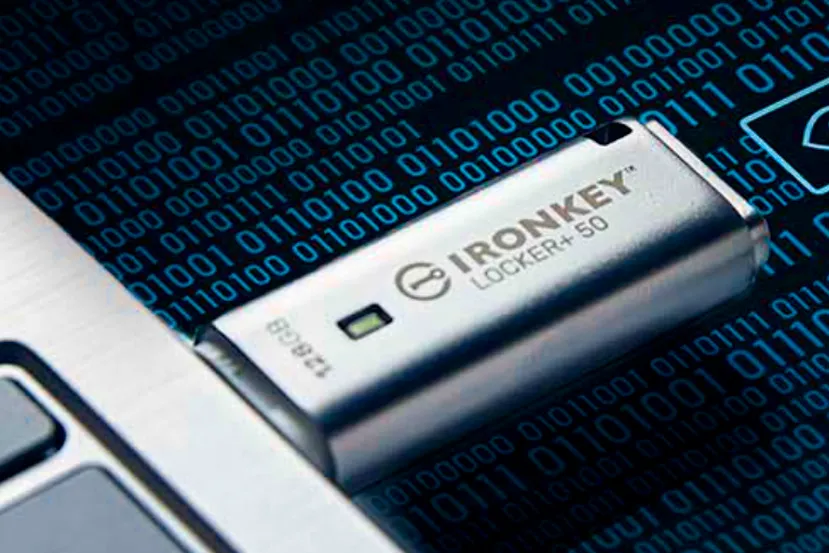 Kingston presenta la unidad USB IronKey Locker+ 50 con cifrado por hardware y copia automática en la nube