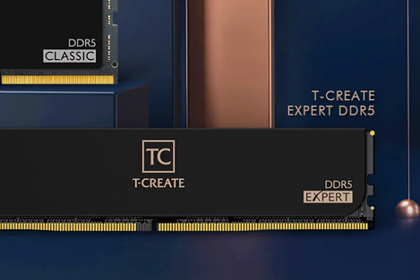 TEAMGROUP ha lanzado las memorias T-CREATE DDR5 a 5.600 MHz para creadores de contenido