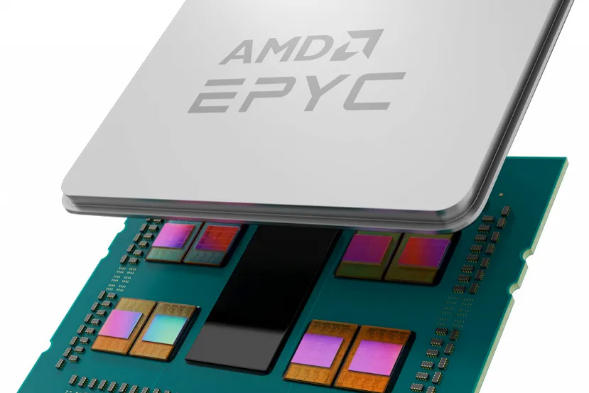 Así luce el AMD EPYC 9654 con 96 núcleos Zen 4, que apunta a lanzarse junto con los Ryzen 7000 el próximo mes