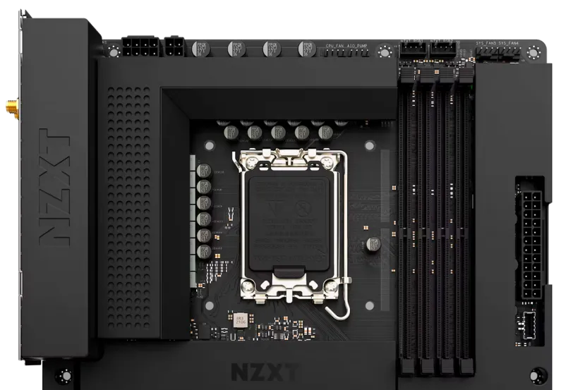 NZXT presents its N7 Z790 plate in white or black for 379.99 euros