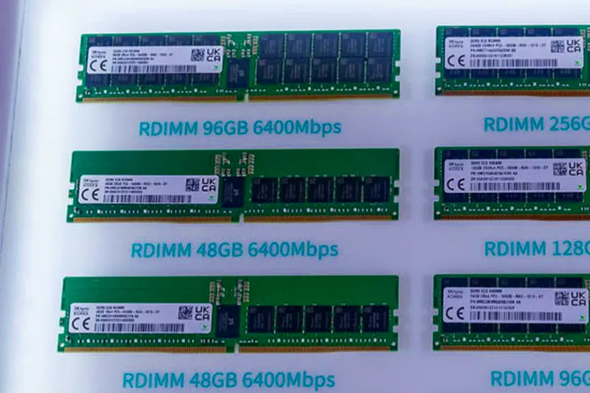 SK Hynix muestra módulos RDIMM con una inusual capacidad de 48 GB y 96 GB