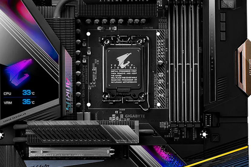 GIGABYTE lanza actualizaciones de BIOS para las placas base Intel 700/600 Series y las AMD 500/400 Series