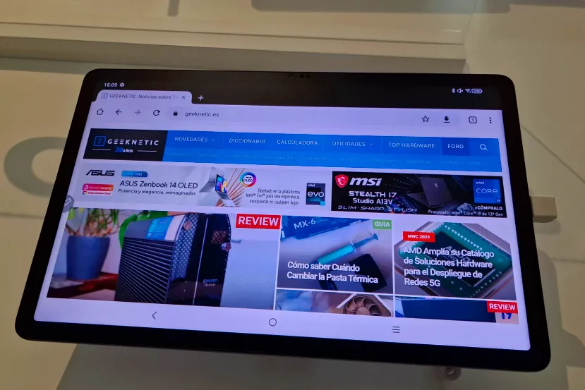 La nueva tablet TCL NXTPAPER 11 incluye una novedosa pantalla  antirreflejos, disponible en mayo desde solo 249 euros