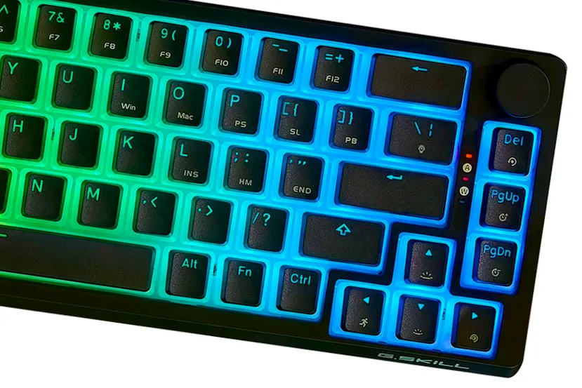 Nuevo teclado G.Skill MK250 RGB 65% con interruptores intercambiables en caliente y un llamativo RGB