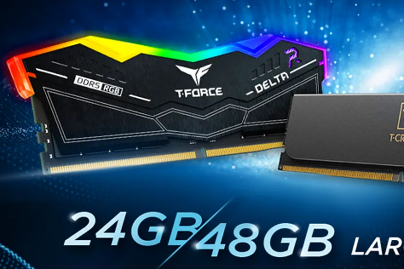 TEAMGROUP presenta las memorias de 24 y 48 GB para Gamers y Creadores de Contenido