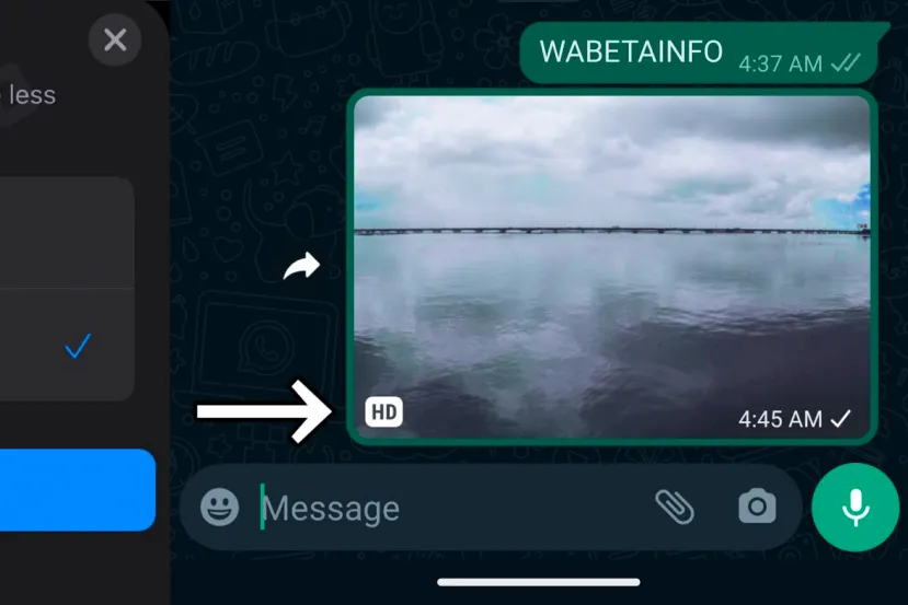 WhatsApp está implementando el envío de imágenes con calidad original en la versión beta para Android e iOS