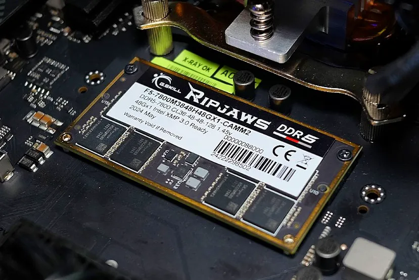 Gskill presenta en sociedad sus primeros módulos CAMM2 DDR5