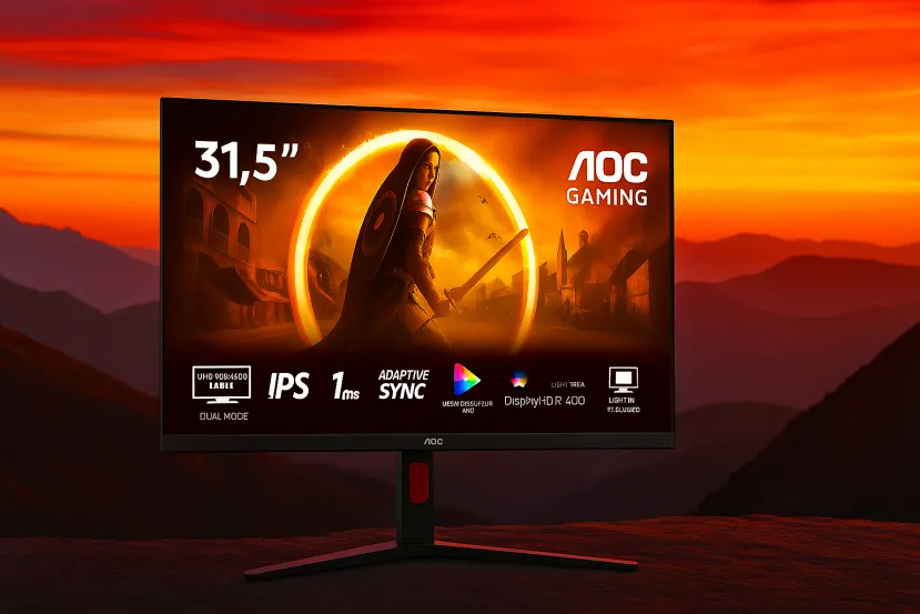 AOC presenta los nuevos AGON Q27G4SRU y U32G4U, monitores gaming con panel Fast IPS, hasta 320 Hz y resolución 4K