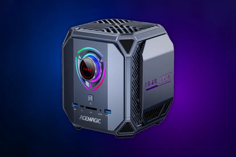 ACEMAGIC Tank M1A Pro llega con dos opciones potentes Ryzen AI Max+ 395 con 128 GB LPDDR5X o Intel Arc A770 MXM