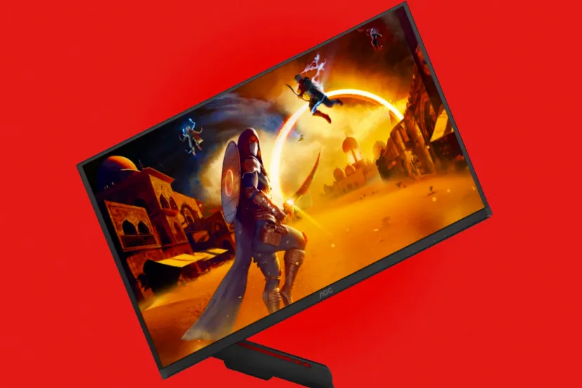 AOC Q27G4KD combina panel QD-OLED de 26,5 pulgadas, 500 Hz y 0,3 ms con soporte AM500 incluido