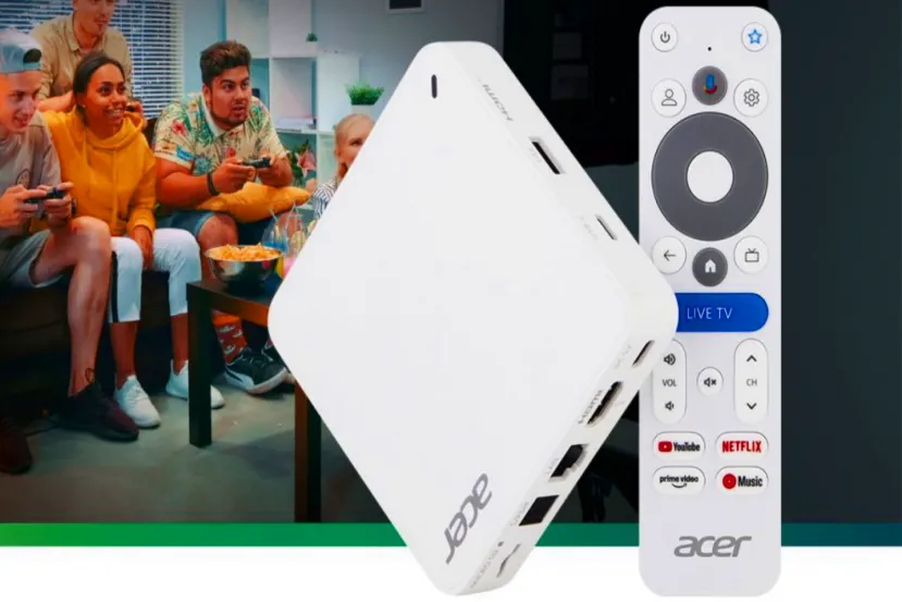 Acer lanza AiTV, su Google TV Box 4K con Amlogic S905X5 y WiFi 6 a un precio cercano al Xiaomi TV Box 3