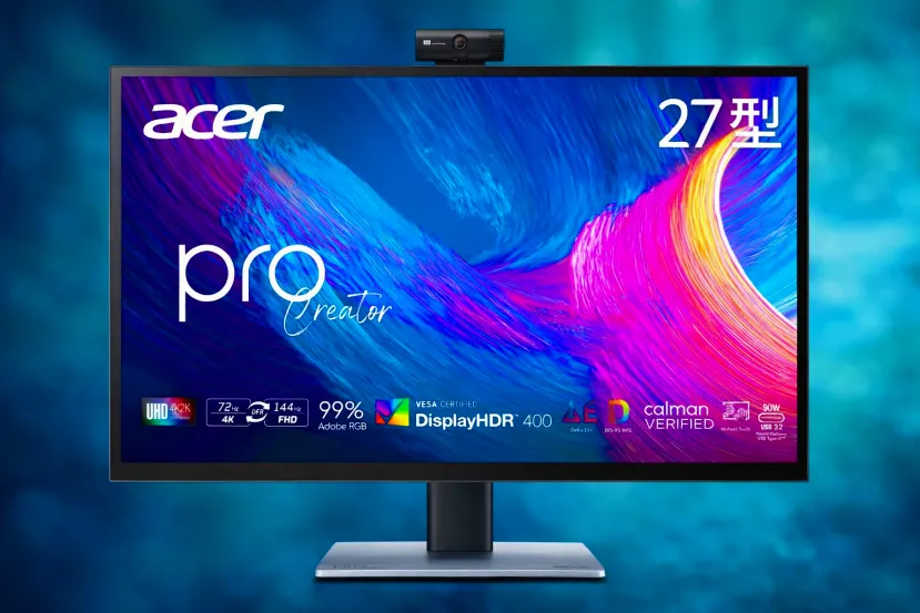 Acer refuerza su gama ProCreator con el PE270KT: monitor 4K de 27 pulgadas con modo dual, color profesional y enfoque híbrido
