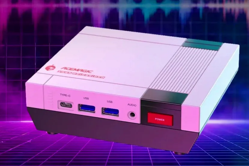 Este Mini PC de Acemagic resucita el diseño de la mítica NES pero esconde una bestia Ryzen AI en su interior