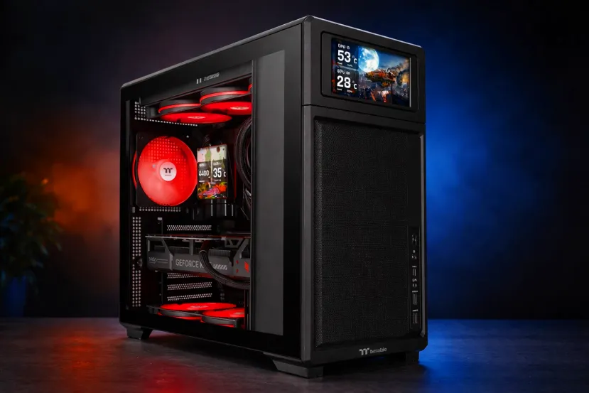 Thermaltake TR300: una caja ATX que mueve la fuente al frontal para ganar espacio donde más importa