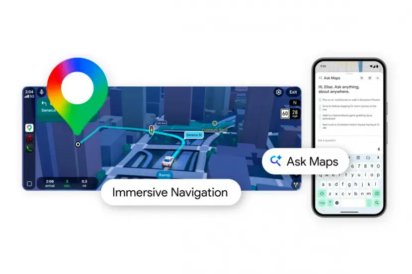 Google Maps renueva la navegación por primera vez en una década: vista 3D, indicaciones naturales y un asistente que entiende lo que preguntas