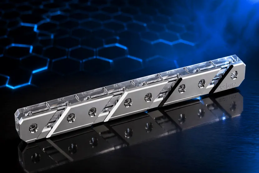 Alphacool presenta el Apex Manifold 360, una distro plate compacta para ordenar mejor los bucles de refrigeración líquida