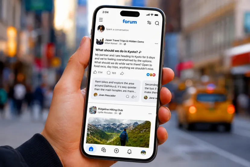 Meta prueba Forum, una app separada para Grupos de Facebook que recupera la lógica del foro en plena era de la IA