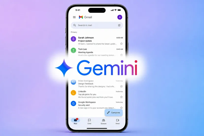 Google prueba Gmail Live en móviles y sigue extendiendo Gemini por todo su ecosistema, ahora también dentro del correo