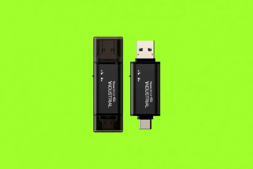 TEAMGROUP presenta un USB industrial de hasta 256 GB con interruptor físico de escritura y resistencia MIL-STD-810G