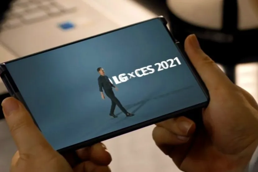 LG deja ver su primer smartphone con pantalla enrollable 
