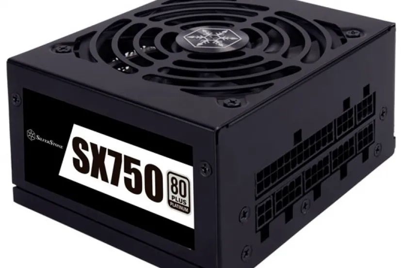 La fuente SilverStone SX750-PT logra 750 W de potencia con certificación 80+ Platinum en formato SFX modular