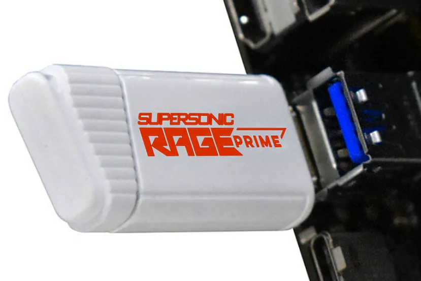 El pendrive Patriot Supersonic Rage Prime USB 3.2 Gen. 2 alcanza  los 600 MB/s