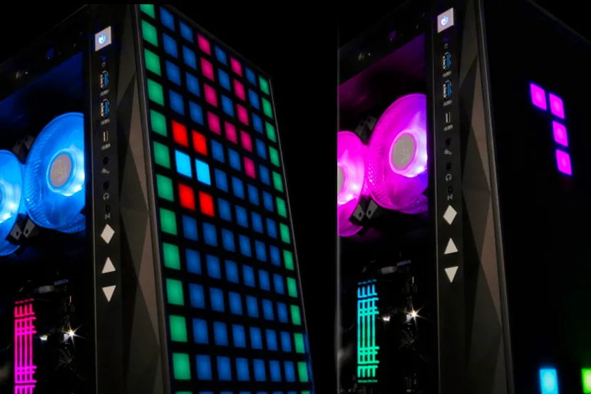 La semitorre In Win 309 Gaming Edition incorpora un mejorado panel de 144 LEDs para crear secuencias con hasta 40 imágenes