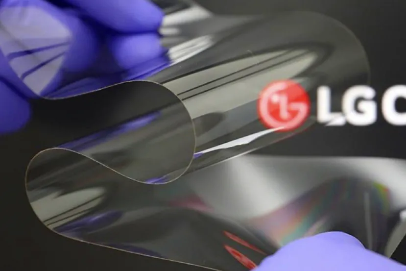 LG desarrolla una pantalla flexible con la dureza del cristal para smartphones plegables