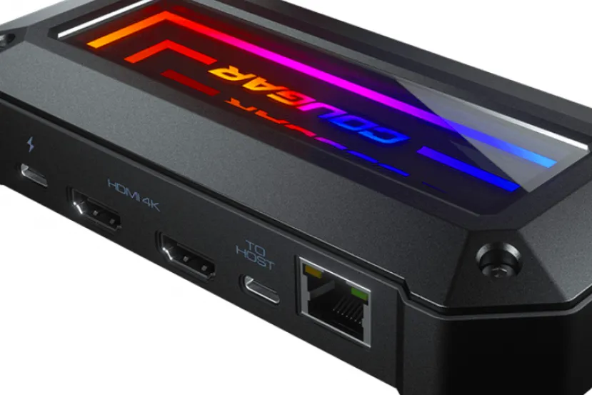 El RGB llega también a los Dock USB 3.2 con el nuevo Cougar DS10