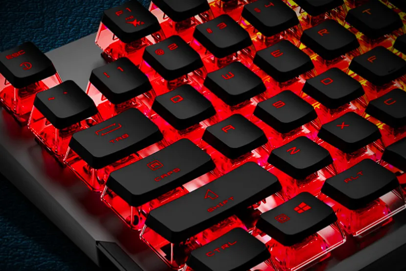 MSI integra teclas transparentes en su nuevo teclado mecánico VIGOR GK71 SONIC