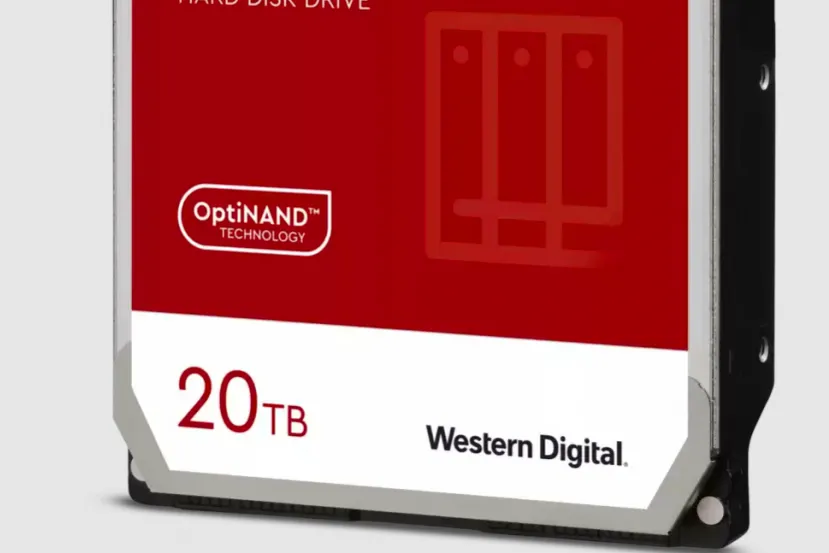 Los nuevos Western Digital Red Pro de 20TB incluyen 64 GB de caché OptiNAND