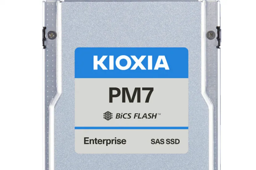 Hasta 30,72 TB a 4,2 GB/s en los nuevos SSD Kioxia PM7 con interfaz SAS-4 y memorias BiCS 5