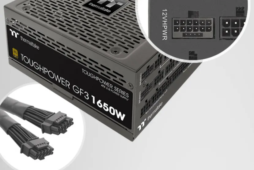 Thermaltake Toughpower GF3: Hasta 1.650 W de fuente modular con conectores PCIe 5.0