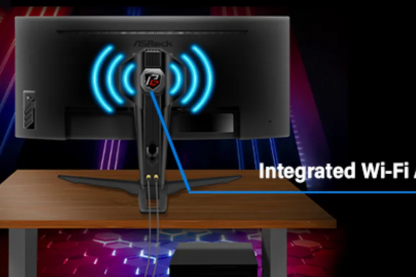 ASRock incluye antenas WiFi en su nuevo monitor Phantom Gaming PG34WQ15R2B