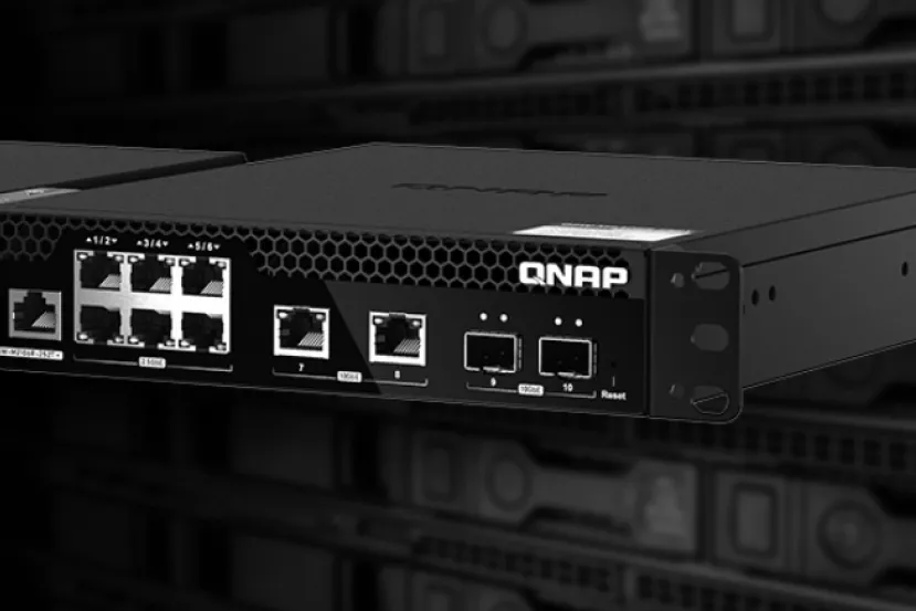 El nuevo QNAP QSW-M2106R-2S2T es un Switch con conectividad de 10 GbE y configuración vía Web